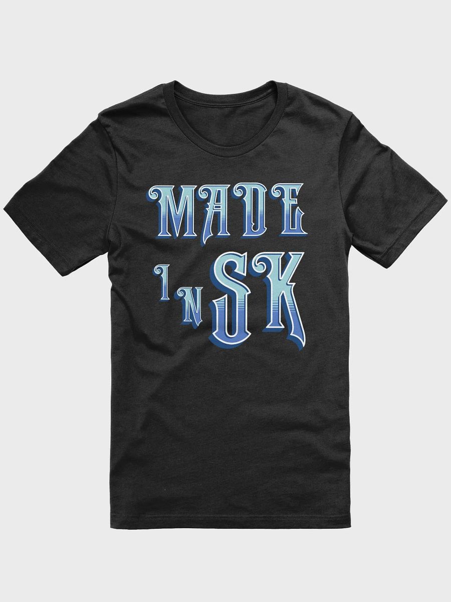 Made In Sk Saskatoon Saskatchewan Vintage Ornate Text T-Shirt product image (1)