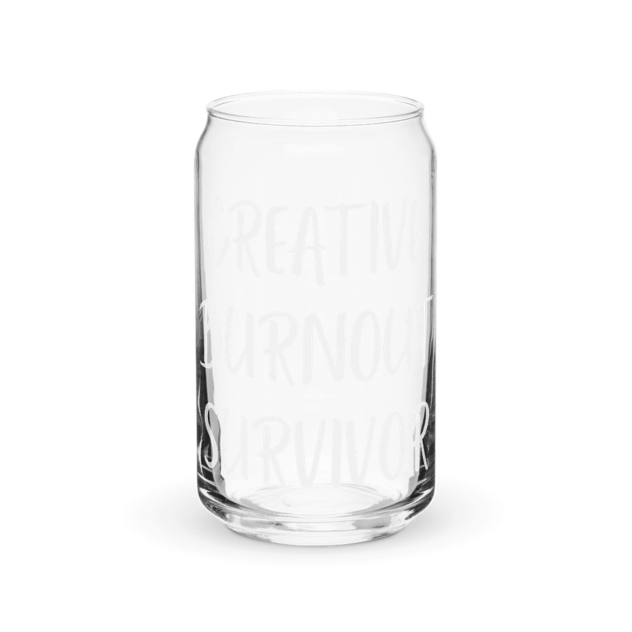 Creative Burnout Survivor Can-Shaped Glass product image (2)