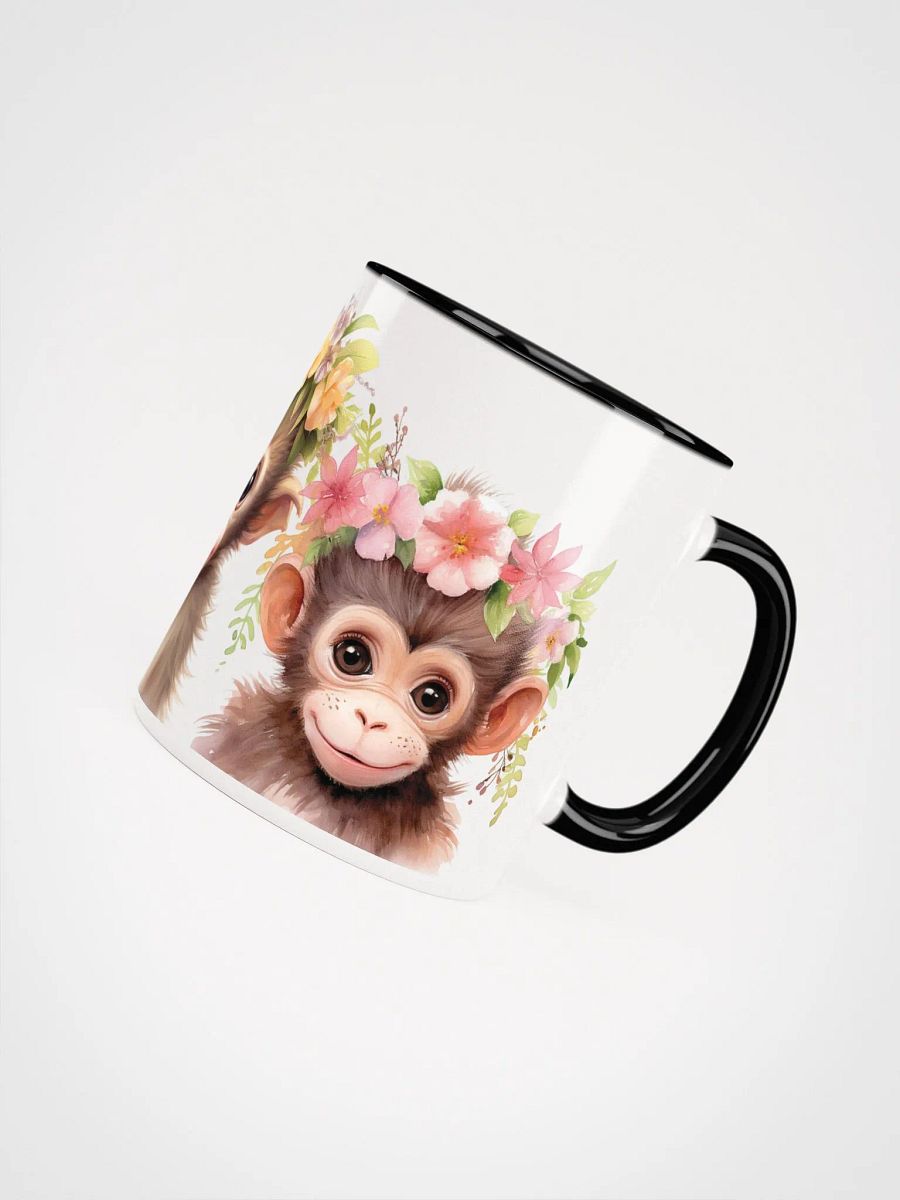 Floral Monkeys Ceramic Mug product image (4)