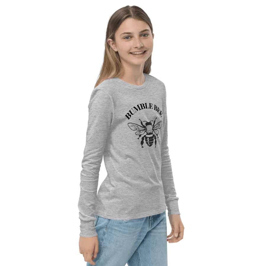 Bumble Bee Youth Long Sleeve Tee product image (5)