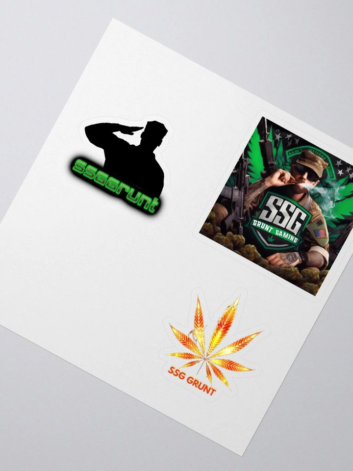 SSG Grunt Salute & Logo Stickers product image (2)