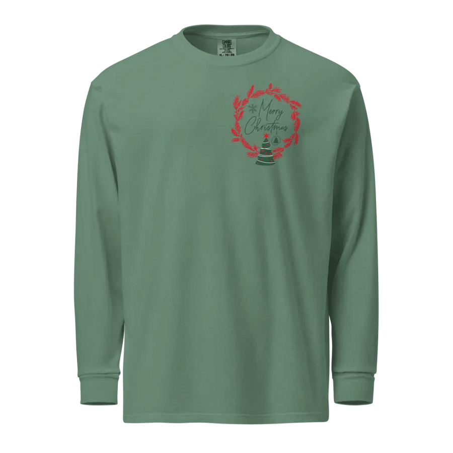 Festive Christmas Wreath Long Sleeve Shirt product image (7)