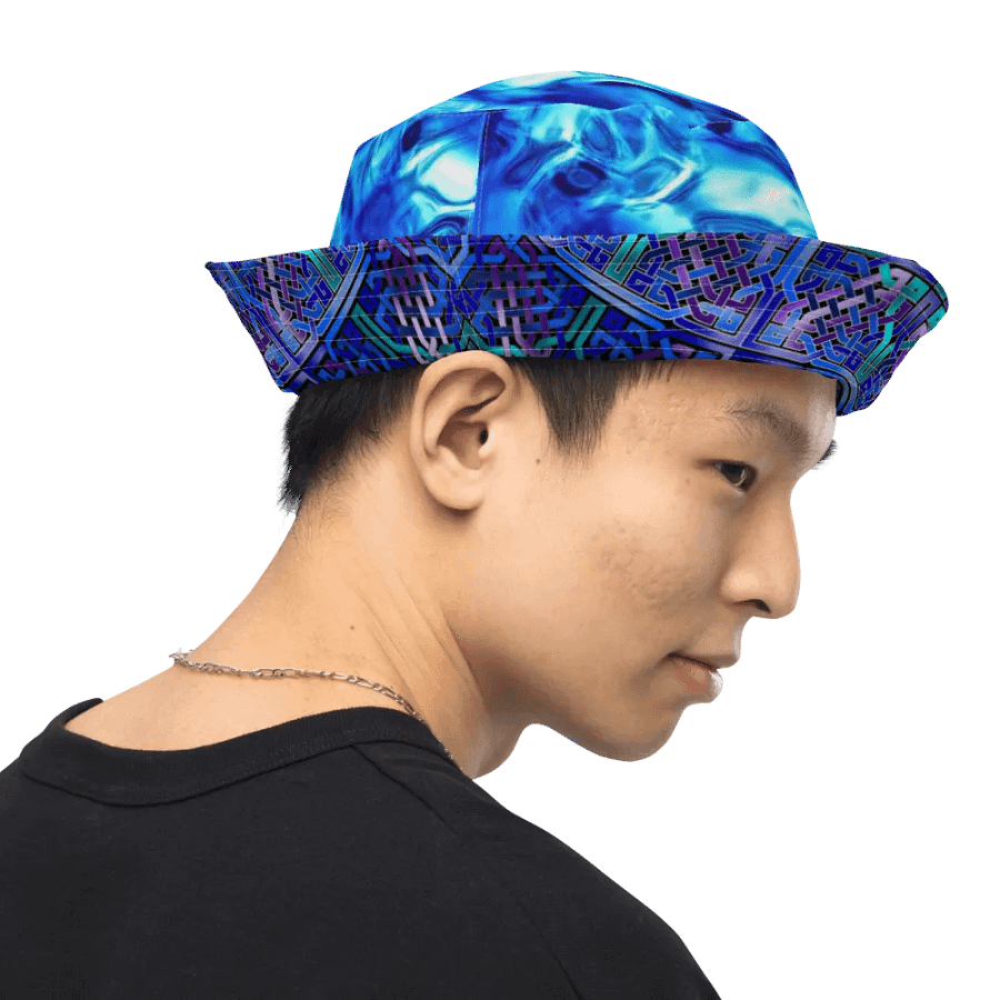 Blue Celtic Knot Buckethat product image (7)