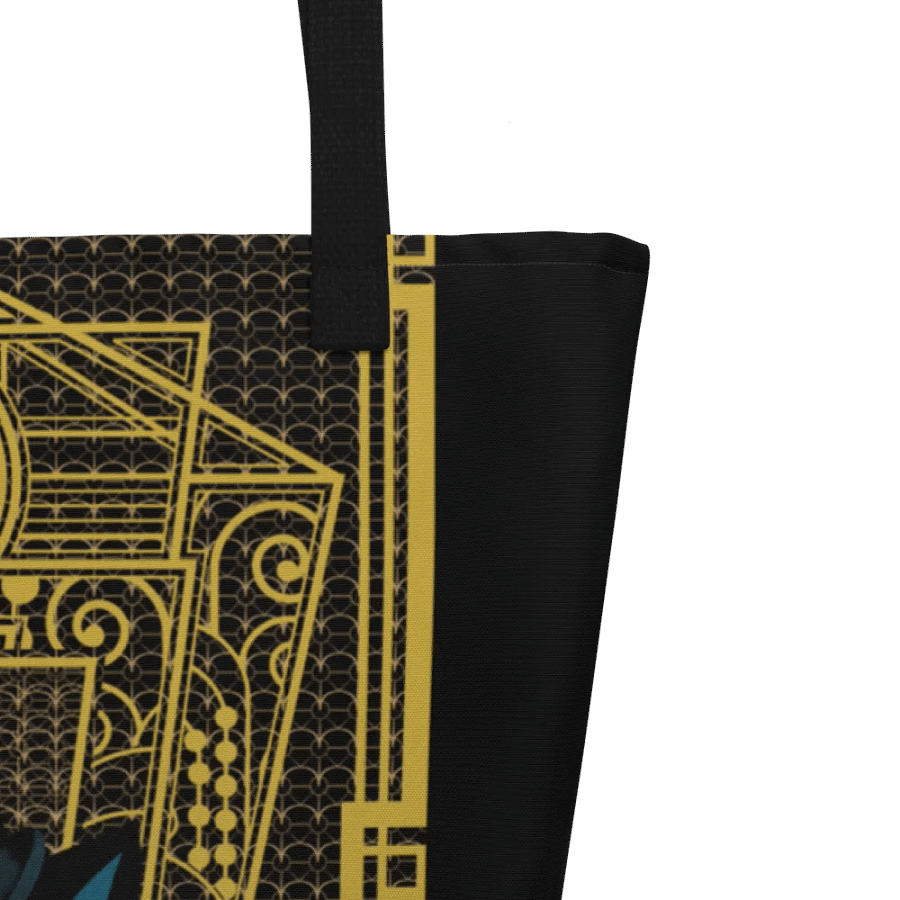 The Great Cat-sby Hand-drawn Art Deco Gold Bag product image (4)