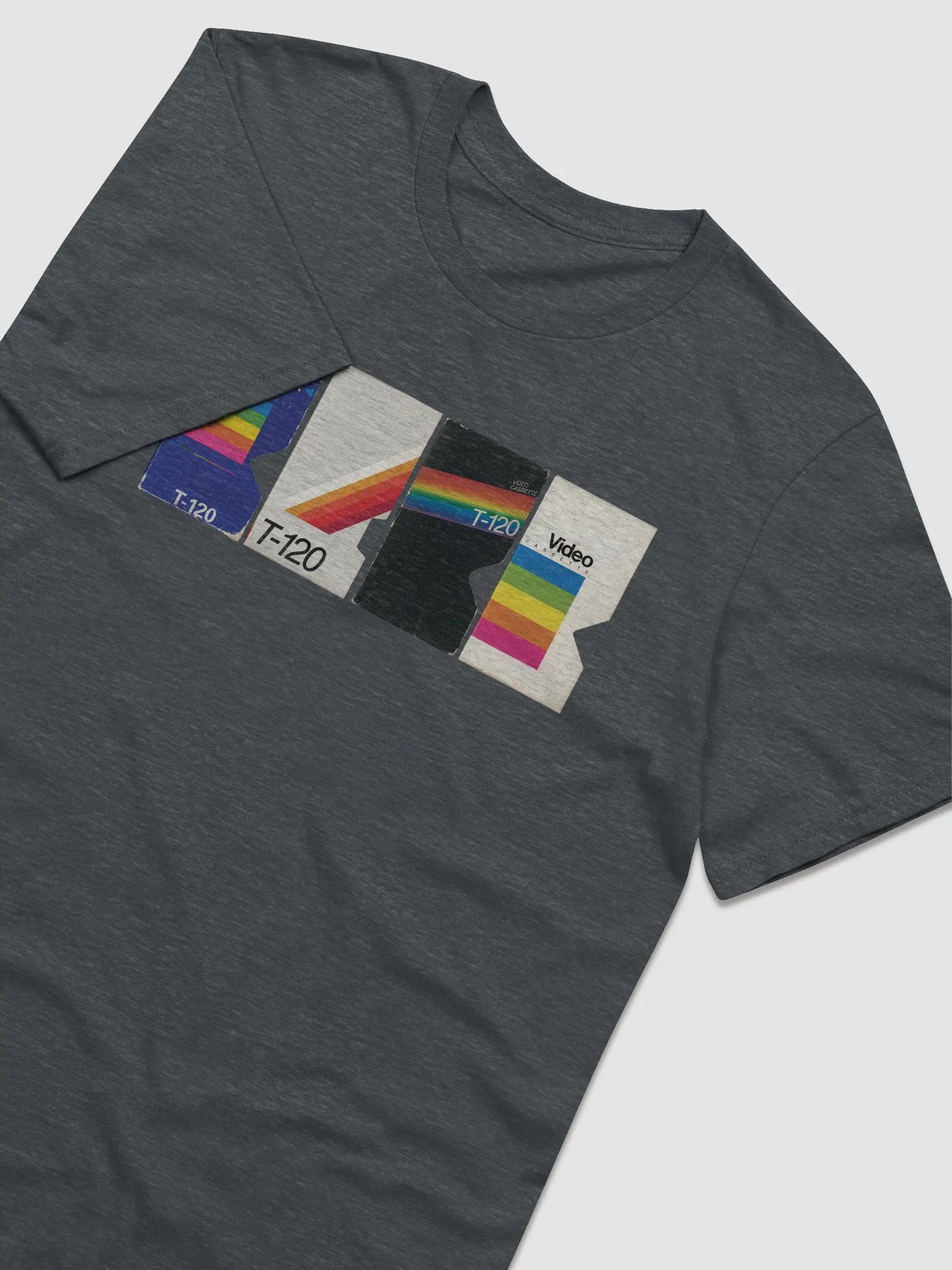 VHS Rainbow Sleeves Soft Tee product image (9)