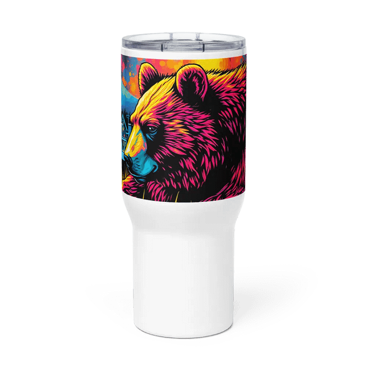 Neon Bear Adventure Travel Mug product image (3)