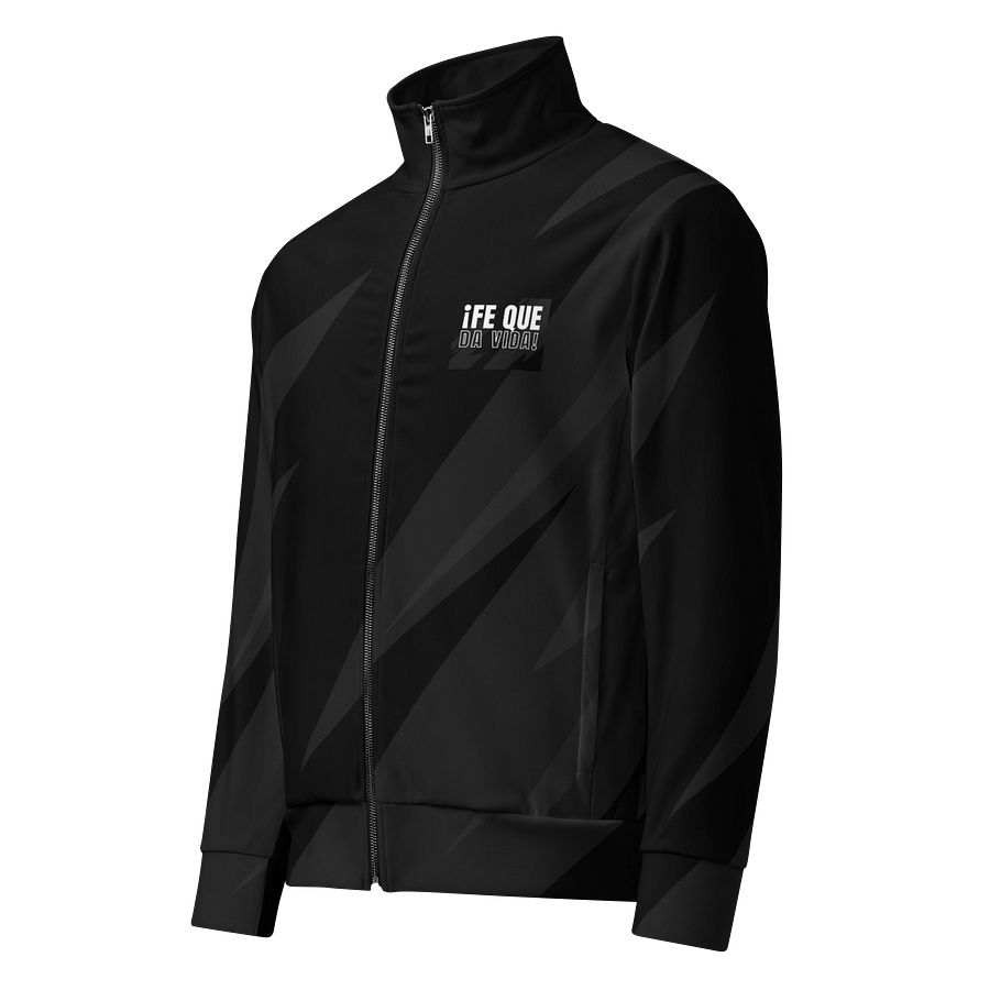 Chaqueta deportiva unisex con estampado integral | Fe que da vida product image (1)