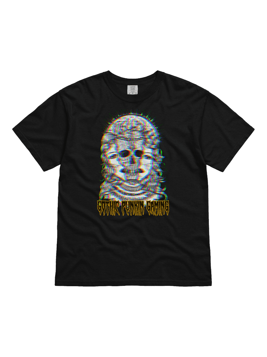 Men's Glitch Skull Gothic Punkin T-Shirt product image (5)