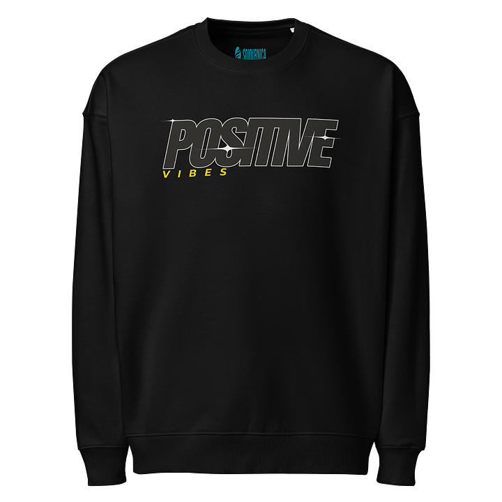Positive Vibes Organic Oversized Sweatshirt product image (5)
