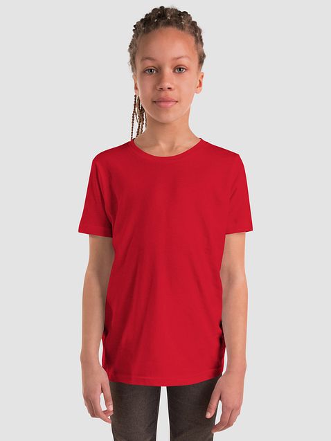 Photo showing Bella+Canvas Youth Short Sleeve T-Shirt