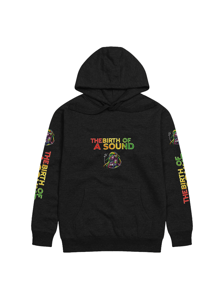 👕 The Heartbeat of Reggae: Signature Black Hoodie product image (1)
