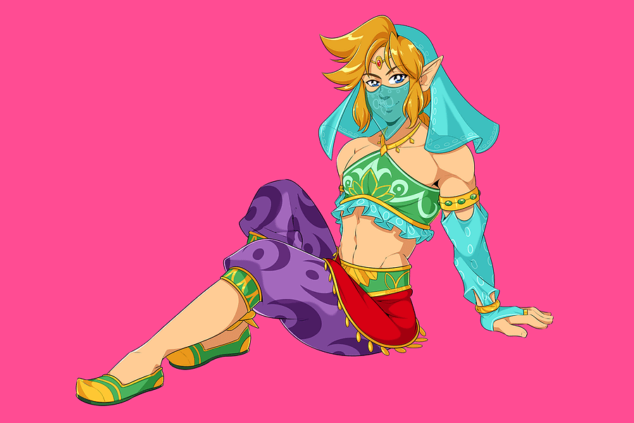 Gerudo Link Print product image (1)