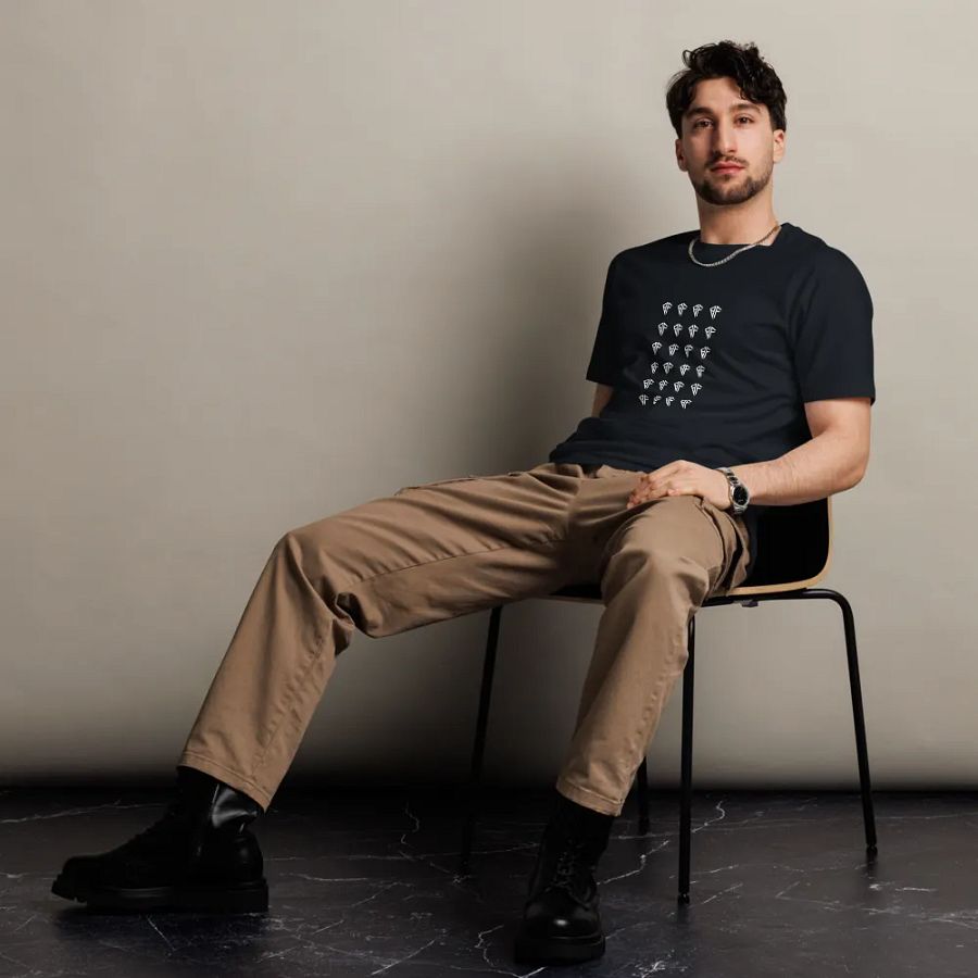 Navy/White Logo Tee product image (5)