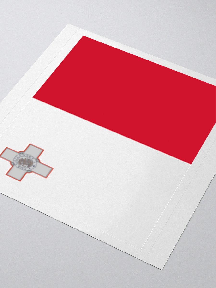 Malta National Flag Sticker - Exclusive Vinyl Design, Multiple Sizes product image (9)