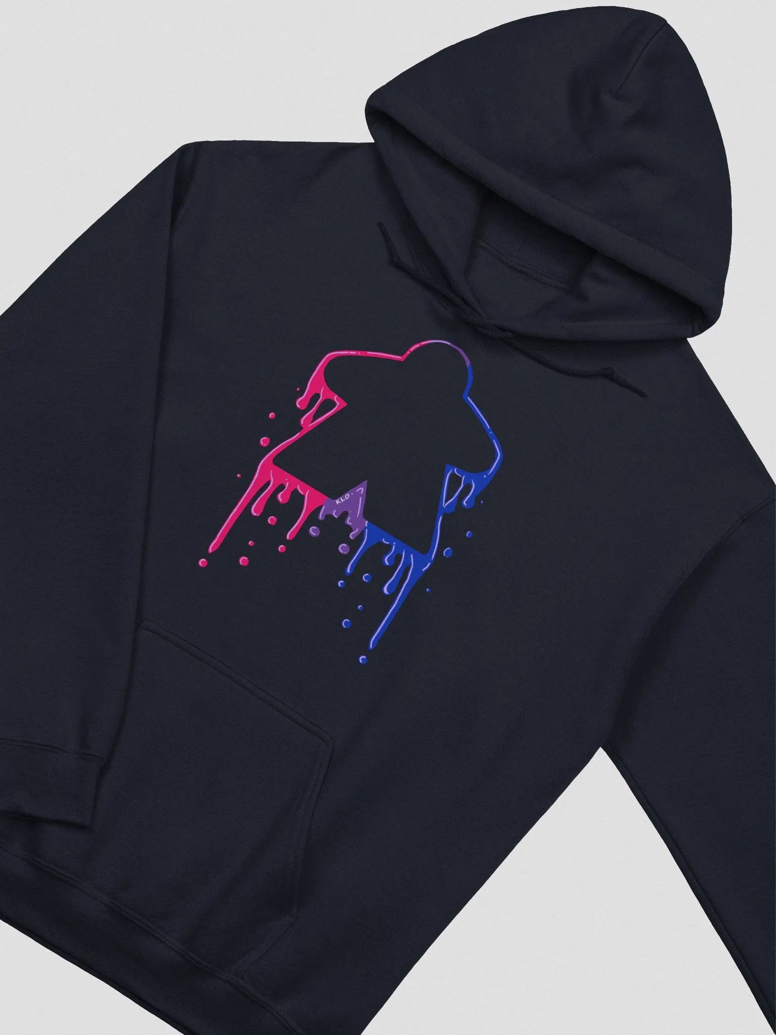 Drippy Bi Pride Meeple Hoodie product image (1)