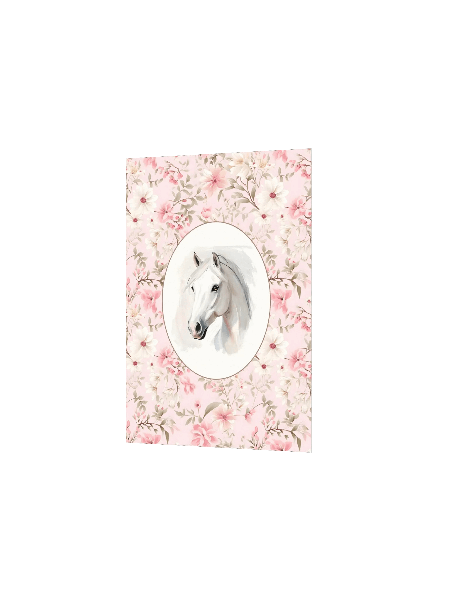Horse on Pink Floral Pattern Nursery and Home Decor product image (5)