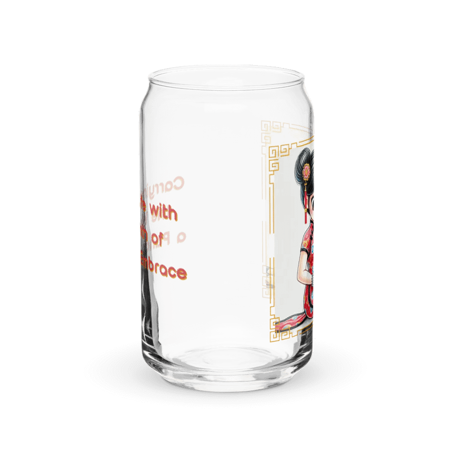 Chinese Pregnant Mom Can-Shaped Glass product image (4)