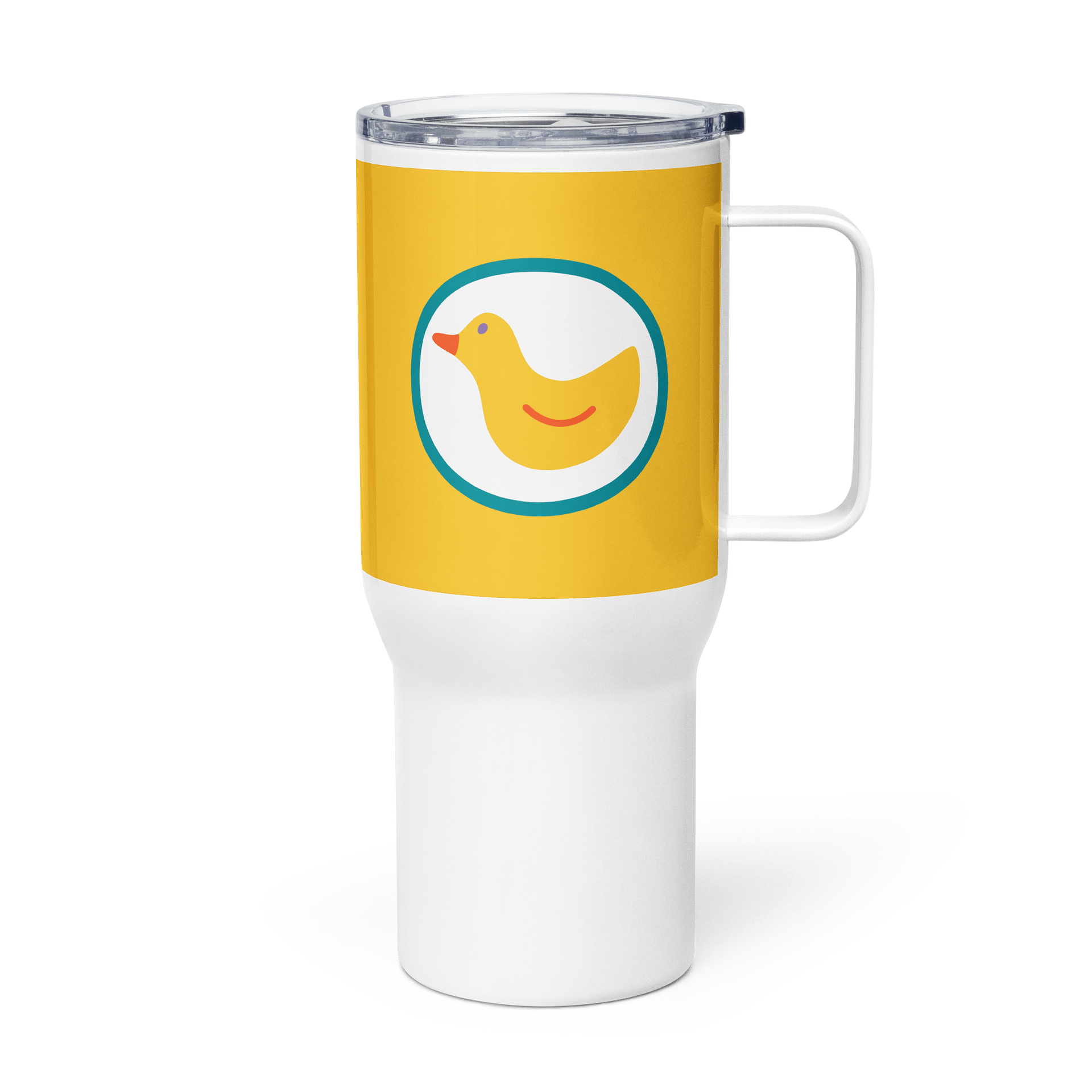 Rubber Ducky Yellow Insulated Travel Mug with a Handle product image (3)