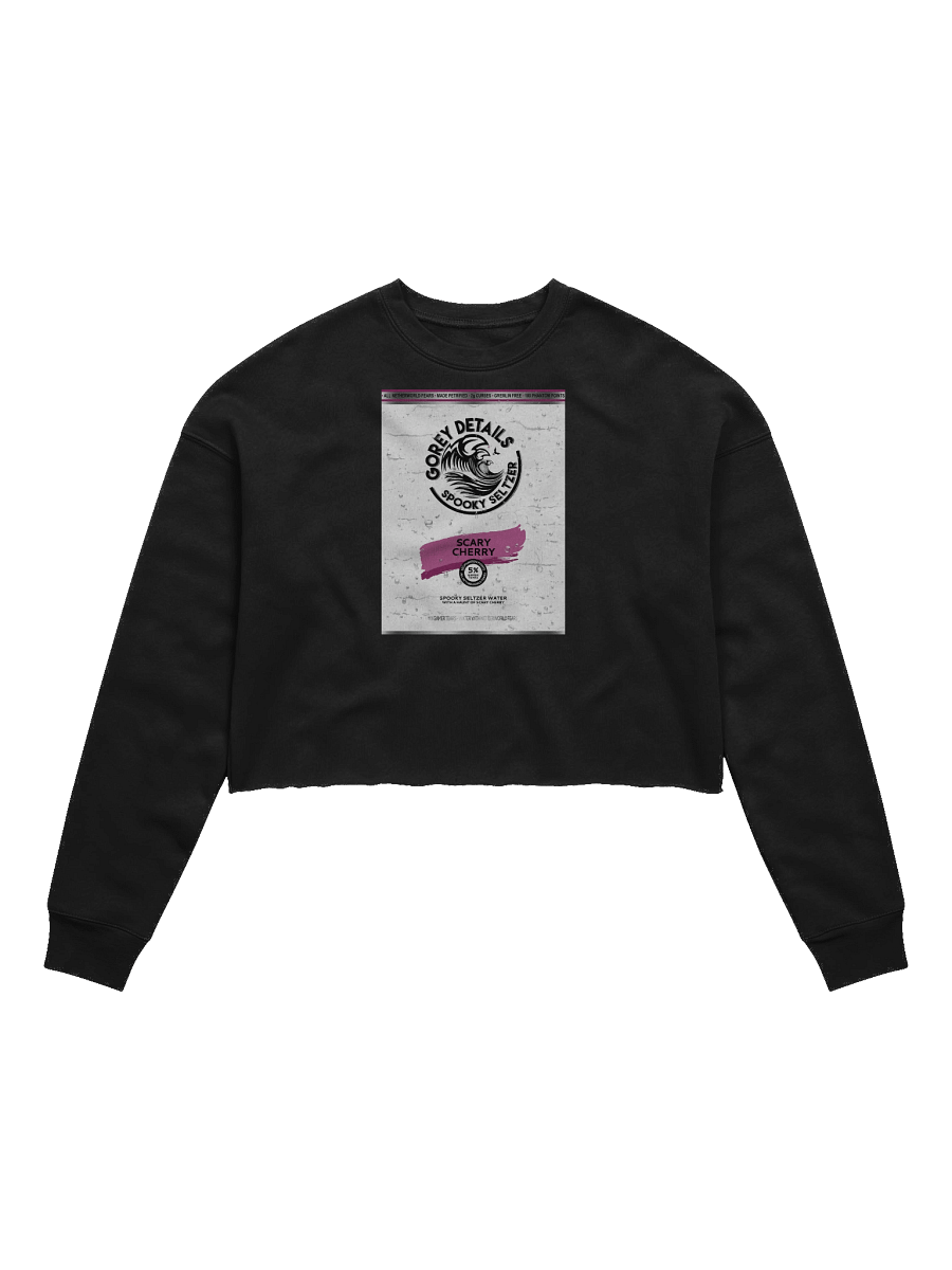 Spooky Seltzer - Bella+Canvas Women's Fleece Crop Sweatshirt product image (1)