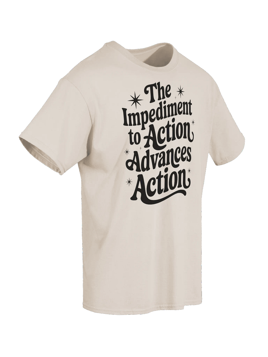 The Impediment to Action Advances Action - Stoic Wisdom TSHIRT product image (18)