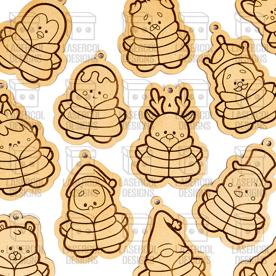 Christmas Ornaments - Laser Cut Files product image (10)