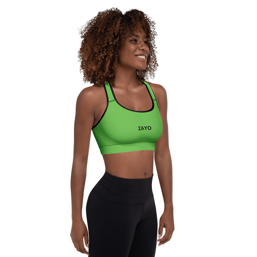 ZAYO Bold Green Sports Bra product image (6)