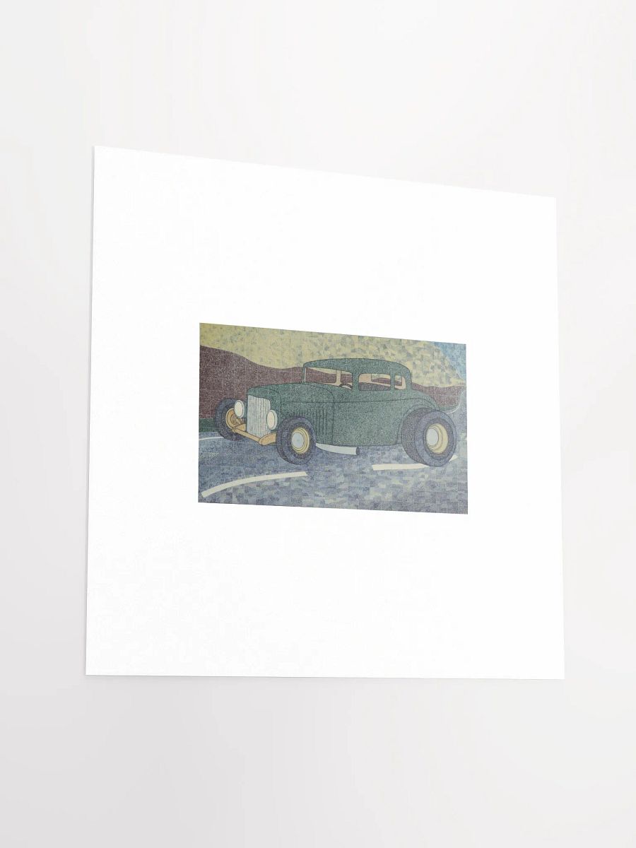 Green Hotrod Print product image (3)