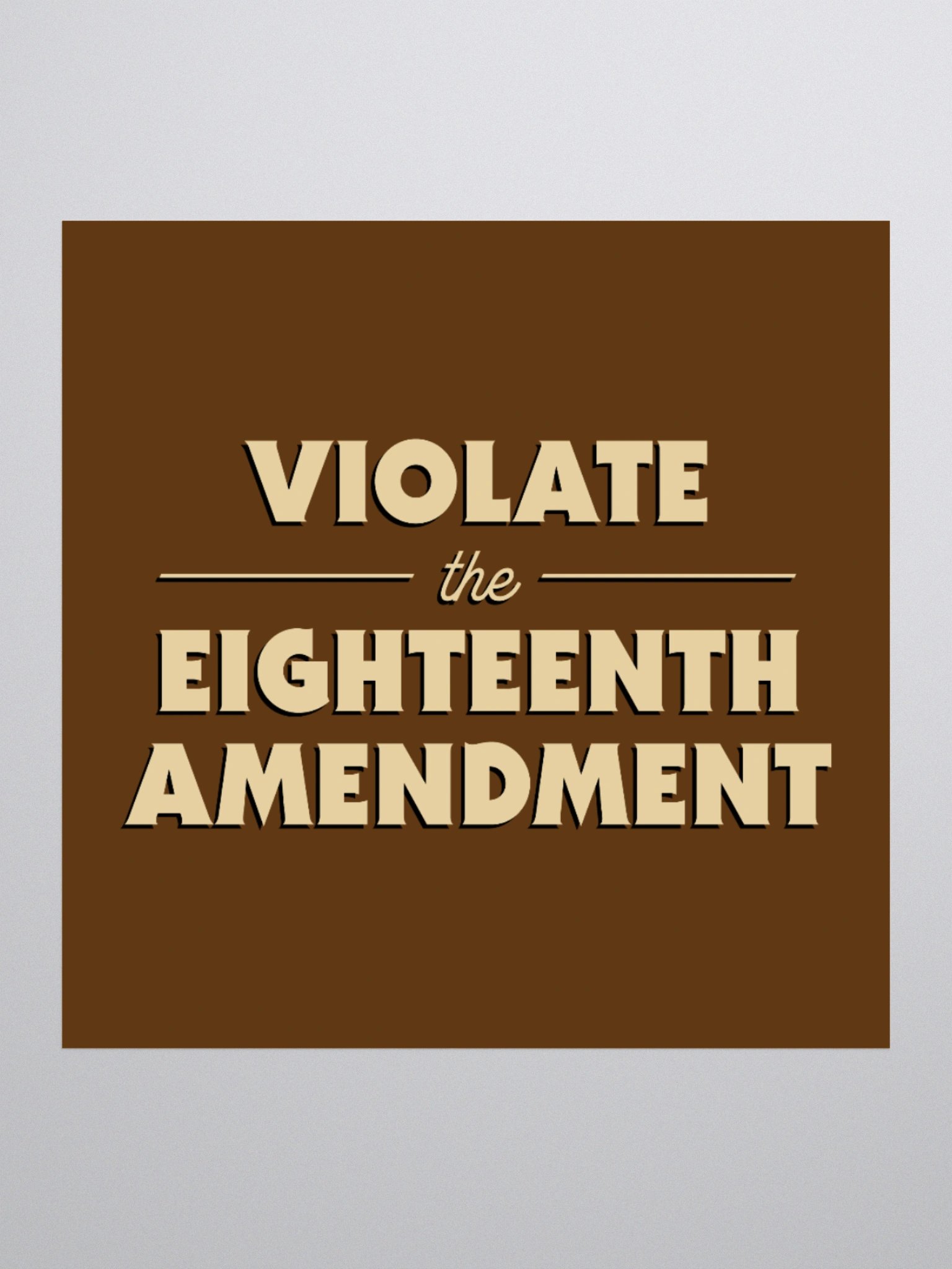 Violate the Eighteenth Sticker product image (2)