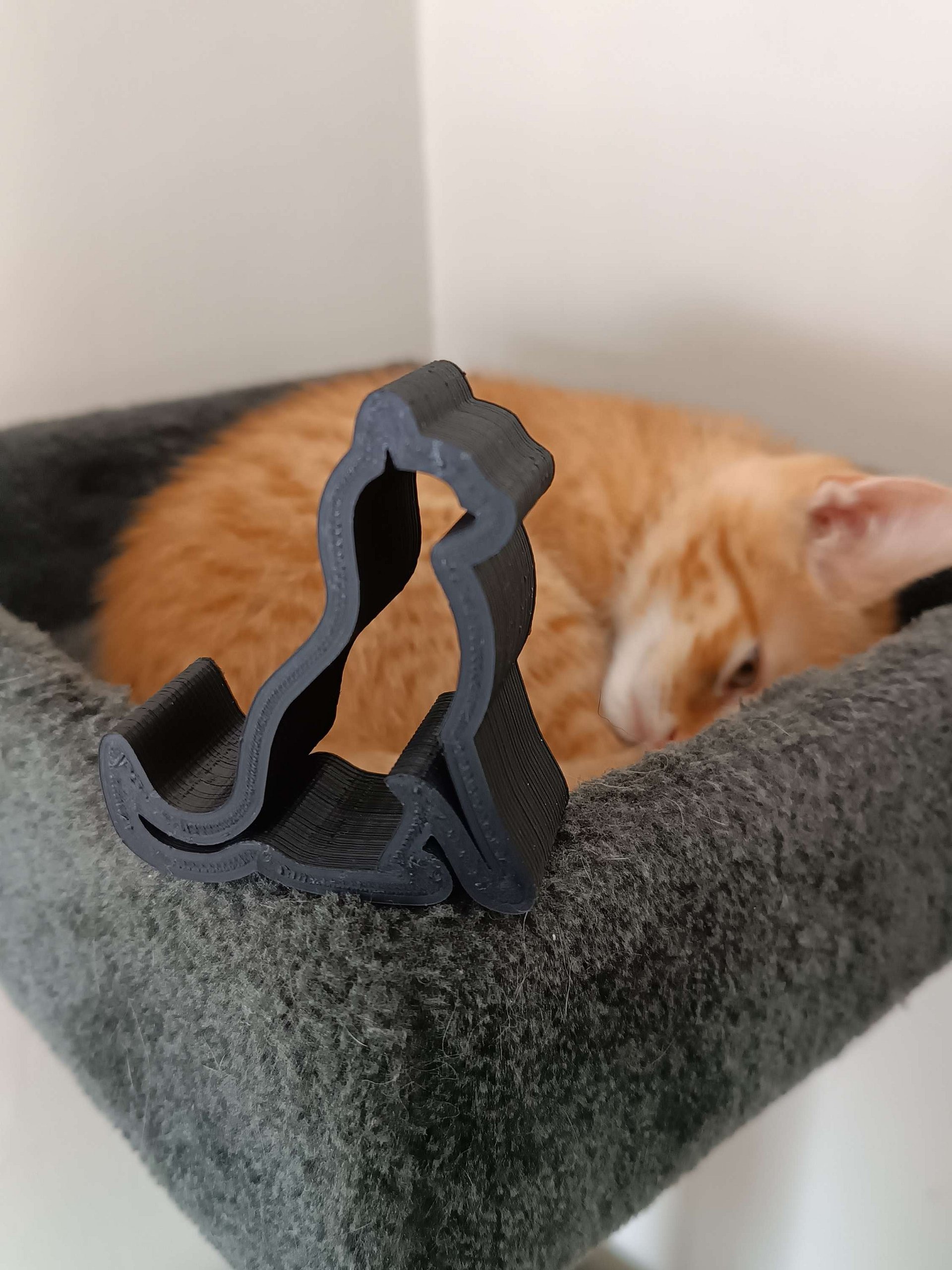 3D Geprinte Katten Telefoonhouder product image (3)