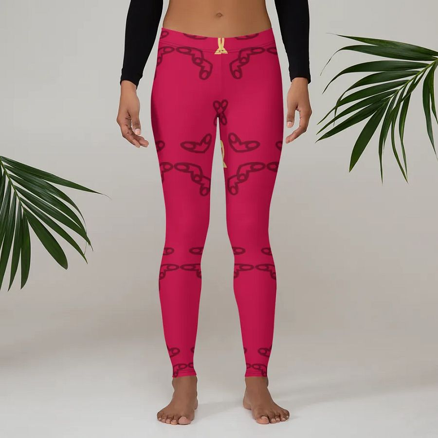 Geometric Floral Fusion Leggings product image (3)