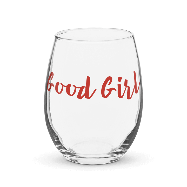 Good Girl Stemless Wine Glass product image (1)
