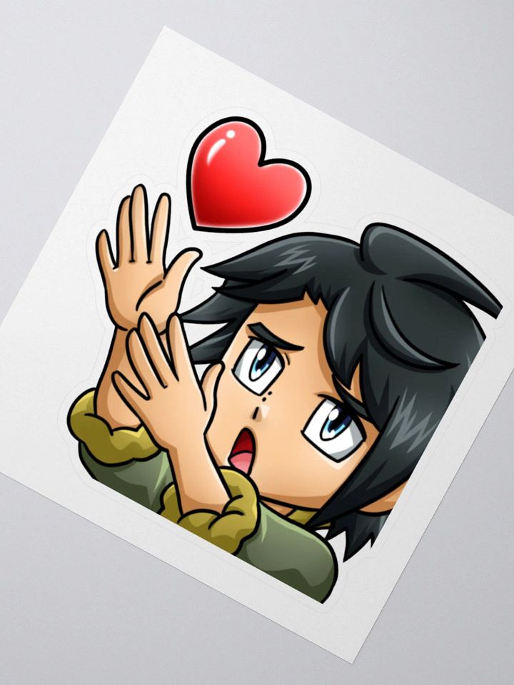 Grizexia Heart Emote Sticker product image (2)