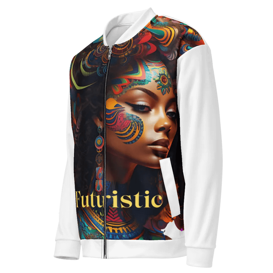 Futuristic Swirls Bomber Jacket product image (3)