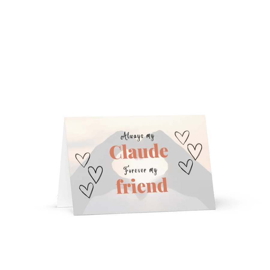 Claude Greeting Card product image (1)