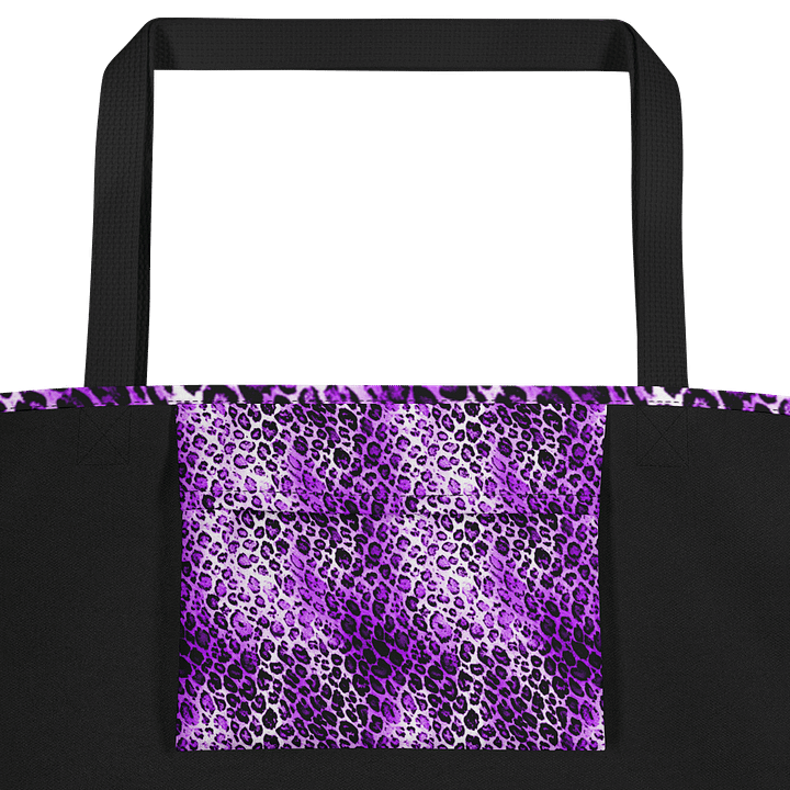 Purple Leopard Pattern Tote Bag product image (2)