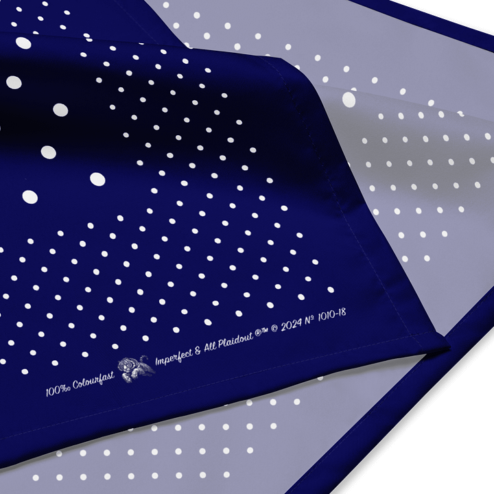 Navy Polka Dot Bandana product image (4)