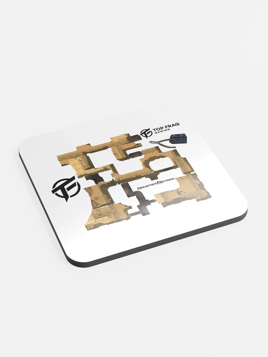 TopFrag™ De_Dust2 Glossed Cork Coaster product image (2)