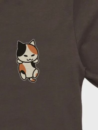 Calico (off-white) Cat T-shirt product image (1)