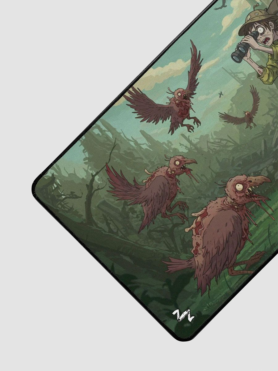 Exclusive Zombie Bird Watching Like A Zombie 02 Desk Mat product image (3)