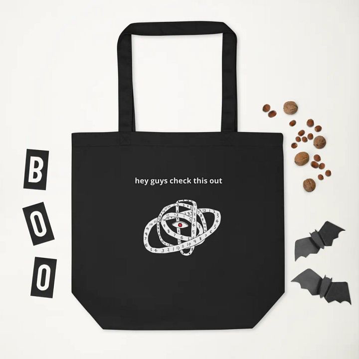 Biblically Accurate Clock Tote Bag product image (2)
