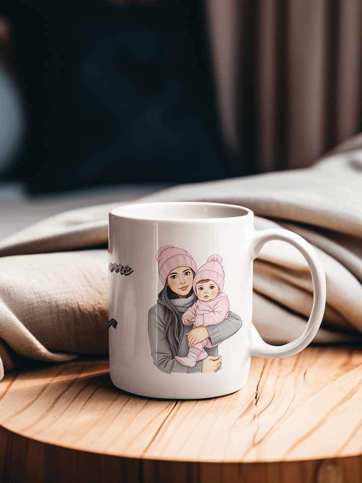 💖Sip in Style, Supermom!💖 (Green eyes, Black hair) product image (1)