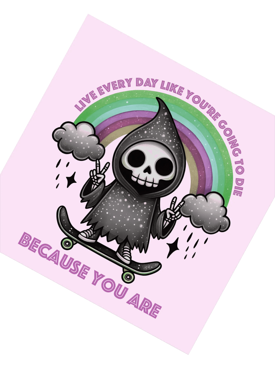 Live Every Day Sticker (Pink) product image (2)