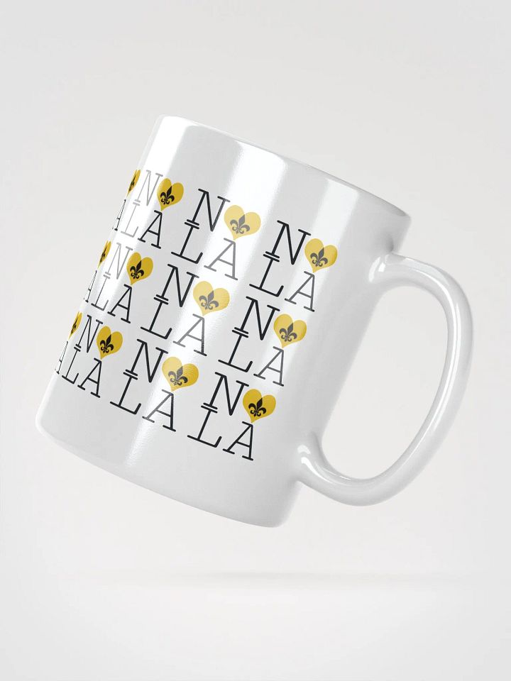 I LOVE NOLA **LEGACY MUG** (GOLD HEART INFINITY WALL) product image (2)