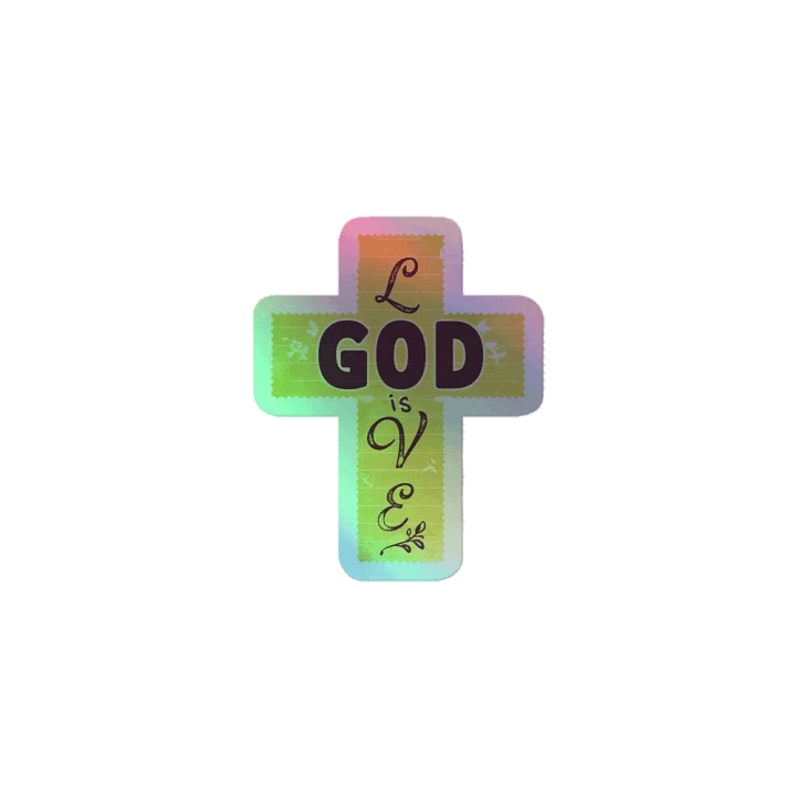 "God is Love" Sticker product image (1)