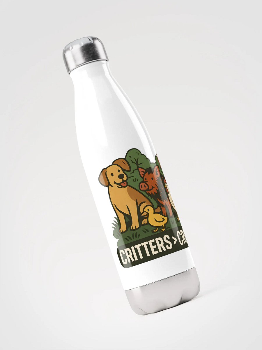 Critters Over Crowds Stainless Steel Water Bottle product image (8)