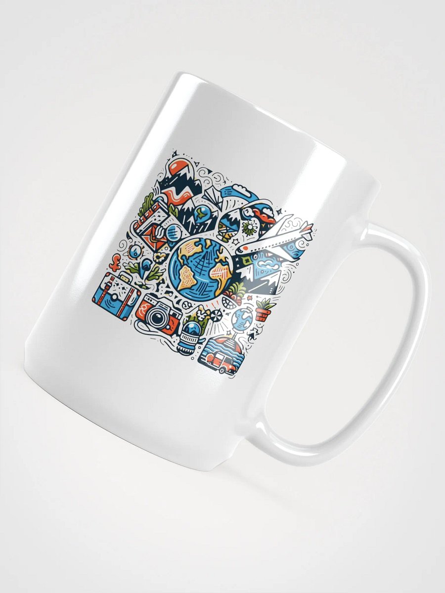 White Glossy Mug | AI Design about travel product image (4)