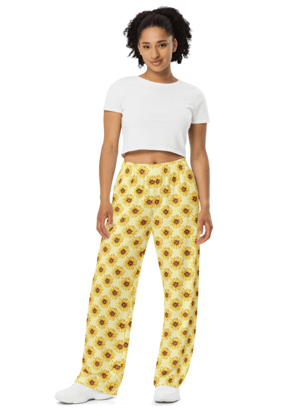 Sunflower Dreams Wide-Leg Pants product image (5)