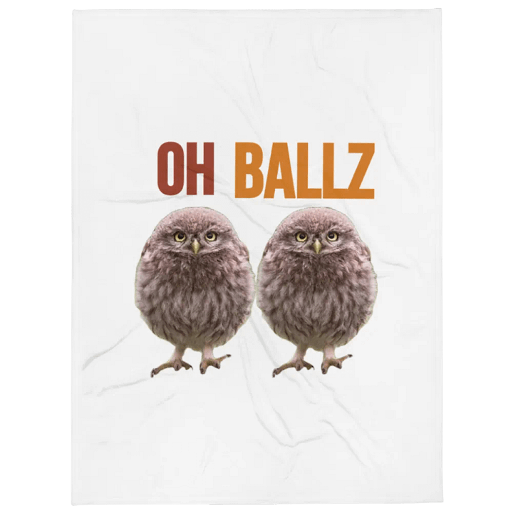 Oh Ballz Blanket - White product image (1)