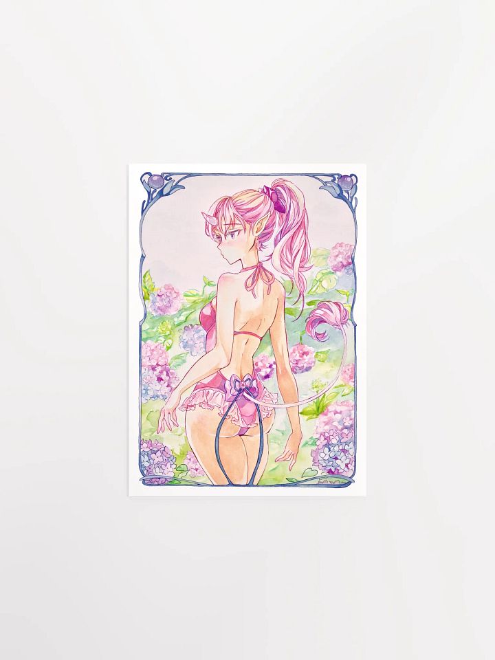 Unicorn Hydrangeas Print product image (1)
