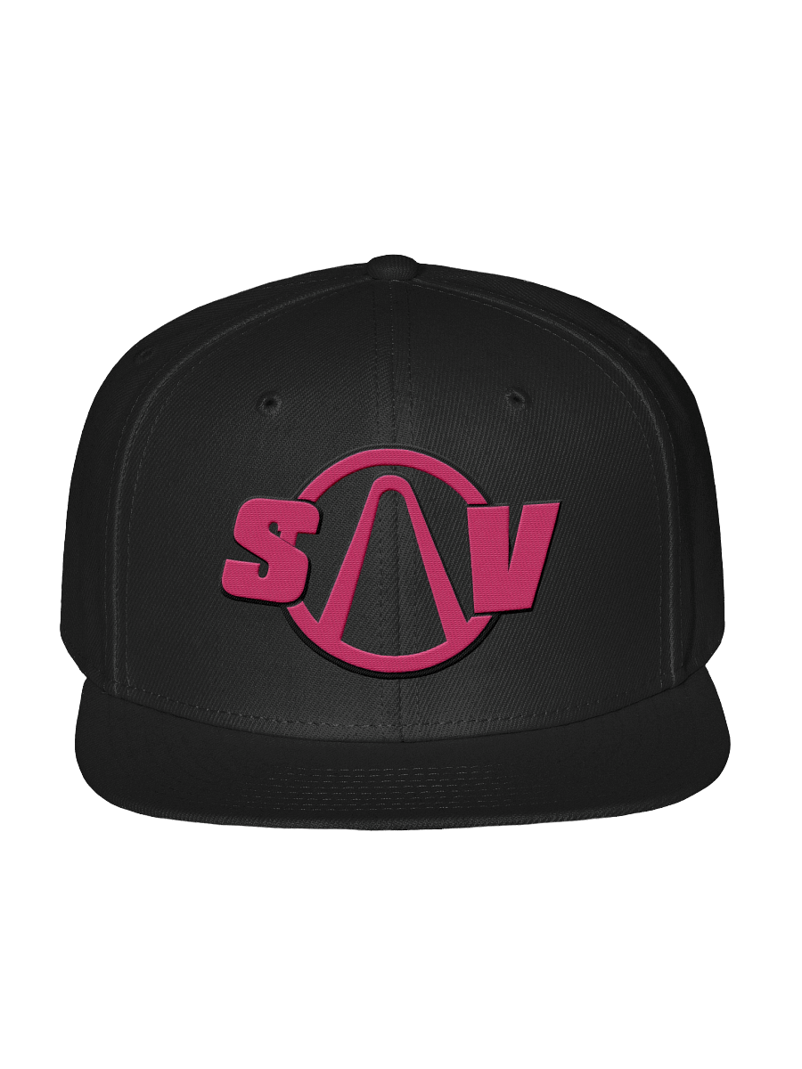 SAV logo flat bill pink product image (1)